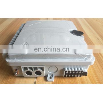 Outdoor FTTH Waterproof enclosure Plastic Rack Mounted 8/16/32 core Fiber Optic Splitter Module Distribution Box