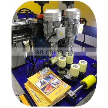 Automatic KCJ Knurling and strip feeding machine for aluminum windows and doors