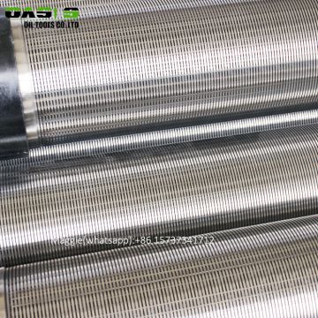 Oasis well screen/ Vee wire type well screen/ wedge wire screen filter/ stainless steel strainer sand well screen