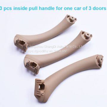 Inner Door Pull Handle Cover Trim Gray Beige Black Left Right For BMW 3 Series E90 E91 E92 316 318 320 325 328i photo-2