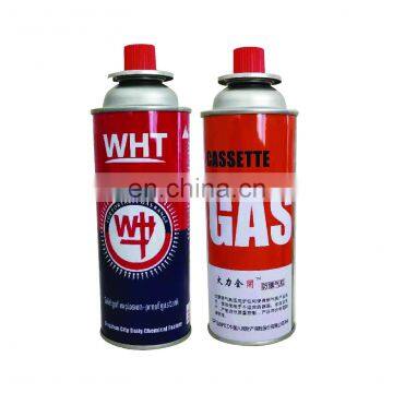 butane gas cartridge 220g and disposable butane gas cans made in china