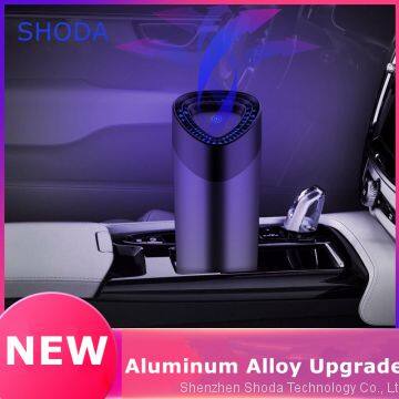 Car Purifier usb with Negative Ion Hepa Filter Fresh Portable USB Aluminium Alloy Design Car Ion Purifier