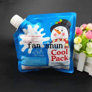 Factory Nozzle Bag/aluminum Foil Ice Bag Customized/picnic Large Capacity Reusable Aluminum Foil Spout Bag photo-4