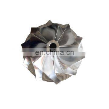 CT26 5+5 blades 48.04/68.00mm high performance turbo milling/aluminum 2618 compressor wheel