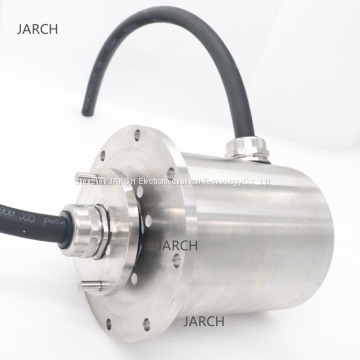 IP68 S316L Offshore loading Hose Reel Slip Ring Rotary Joint Connector,Flange mounted slip ring