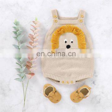 Boys Romper Newborn Knitted Baby Clothes Cartoon Infant Girls Jumpsuit Cotton Baby Boy Romper Toddler Jumpsuit Autumn Overalls