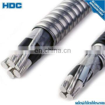 MC 12/4 10awg 12awg Soft Copper AA 8000 Alloy Conductor Pvc Insulation Nylon Jacket Aluminum Interlock Armour Cable photo-3