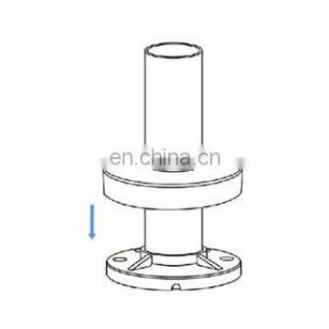 Flange Handrail Post Decorative Stainless Steel Railing Square Round Pipe Base Cover Plate photo-5