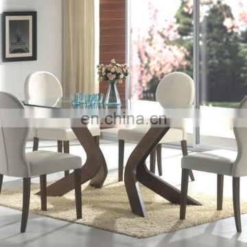 Cheap modern 12 10 8 seater glass top dining table/dining room table for sale