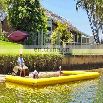 PVC Sea Floating Inflatable Swimming Pool Rectangular Inflatable Pool With Net