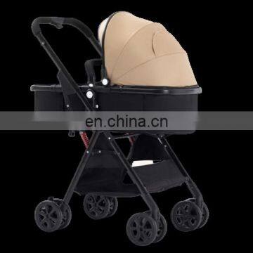 Shock-absorbed light weight stroller aluminum alloy pushchair foldable portable pram