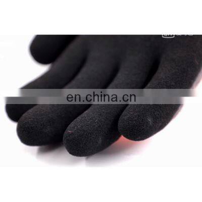 Tight Grip Palms Cold Temperature Waterproof Freezer Winter Work Gloves With Double Latex photo-5