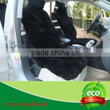 Sheared sheepskin auto seat cover