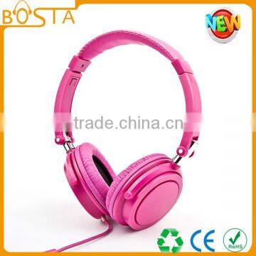 Retractable stereo popular gift foldable fashion promo headphone