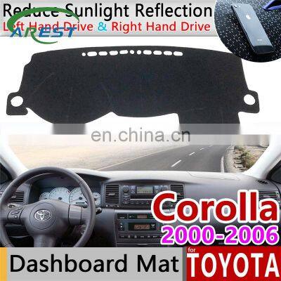 for Toyota Corolla E120 E130 2000 2001 2002 2003 2004 2005 2006 2007 Anti-Slip Mat Dashboard Cover Cape Pad Sunshade Accessories