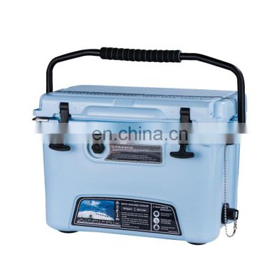 outdoor plastic travel picnic hiking sample portable modern camping cooler box travel fishing box ice chest small 20qt