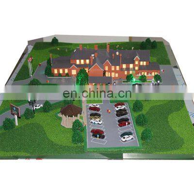 Contracted  british mountain villa miniature scale model making service