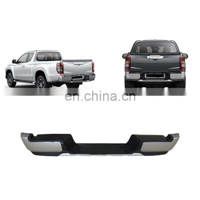 Dongsui 4x4 Silver Abs Plastic Steel Car Rear Bumper Guard for Mitsubishi Triton L200 2015+ 2019 2020 2021