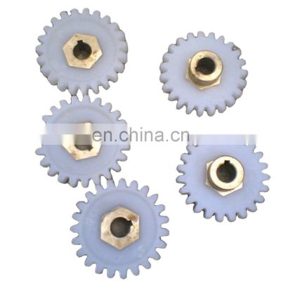 OEM small black high-precision nylon plastic gears for toys