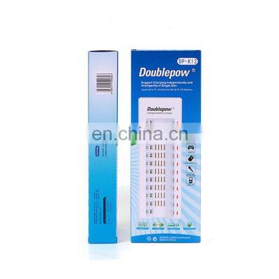 Smart Battery Charger White 12 Slots LED Intelligent Rapid Cell Charger for 1.2V AA/AAA Rechargeable Battery photo-3