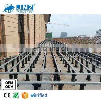 JNZ factory wholesale outdoor wpc decking tile adjust pedestal floor support plastic pedest