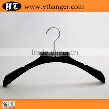 Black Velvet Hanger Plastic Clothes Hanger