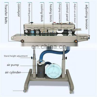 Automatic Inflatable Sealing Machine for Film Plastic Bag Kraft Paper Bag Sealer