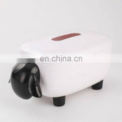 Cute Design Sheep Shape Tissue Box for Bedroom, Living Room photo-3