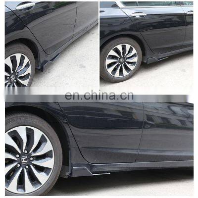 2PCS Universal Side Skirt Extension Rocker Left & Right Splitters Winglet Wings Canard Diffuser 45cm 86cm