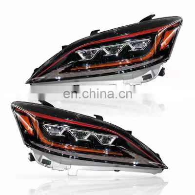 Maictop 3 LED lens headlight head light headlamp head lamp for ES350 2007-2012 body kit parts upgrade new