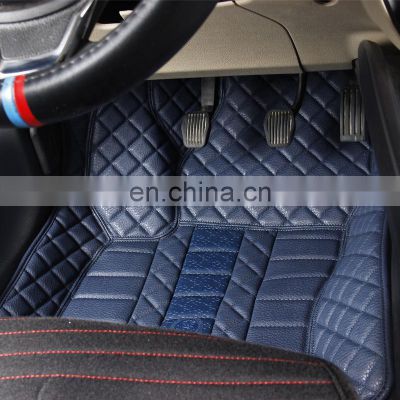 HFTM dedicated customized 7d luxury car floor mats  Ford Escort honeycomb double layer five layer Right hand and Left hand drive