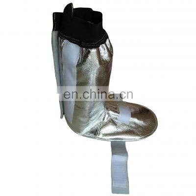 Aluminized Apron PFR Radiant Heat Resistant Leather Apron photo-5