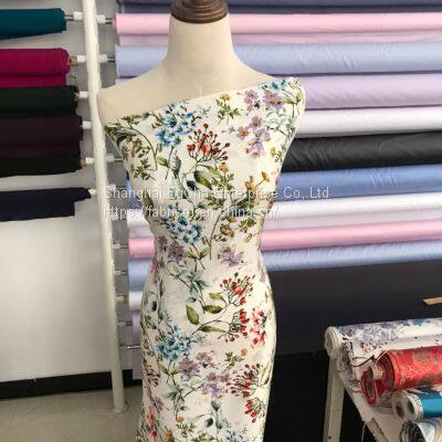 Customizable Design Bohemian Poplin Cotton Digitally Printed Fabric photo-2