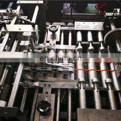 ZF80 Automatic Zig Zag Lens Paper Envelope Making Machine, M Fold Glass Bag Folding and Gluing Equipment