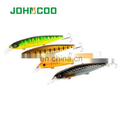 JOHNCOO 130SP Minnow Hard Fishing Lure 130mm 25g Wobbler Treble Hooks Hard Baits Hard Bait Minnow