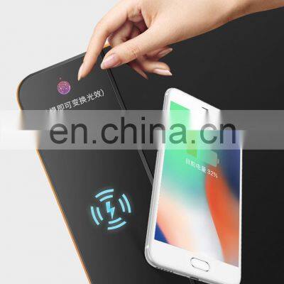 Mousepads Led Wireless Charger Leather Extended Xxl Gamer Custom Logo Printed Customised Gaming Large Rgb Mouse Pad photo-2