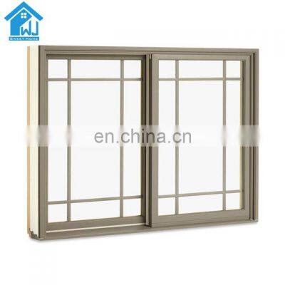 double glass house aluminum frame casement glass window with high quality