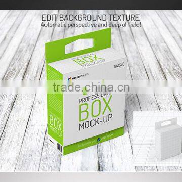 clear window paper box colofrul paper packaging box for your product