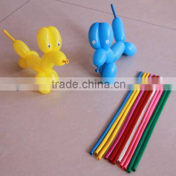 colorful modeling rubber balloon for promotional