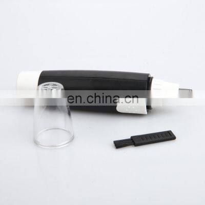 New Portable Electric Nose Hair Trimmer Man Shaving Nose Hair Removal Shaver Clipper Black No Spray Nose Hair Clipper photo-2