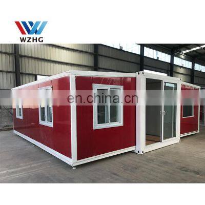 Knock Down Expandable Foldable Container Home Houses Prefab 20FT and 40FT Light Steel Keel Structure Modern Sandwich Panel Park