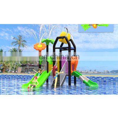 Factory sale commercial children plastic park water slides kids playground outdoor