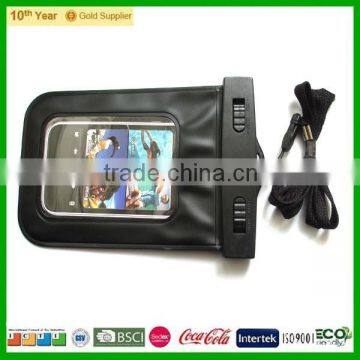 Cell phone accessories pvc waterproof phone case for swiming