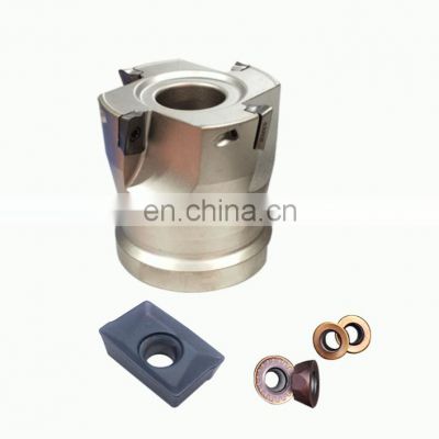 Customized Right angle R390 indexable shoulder face milling cutter head