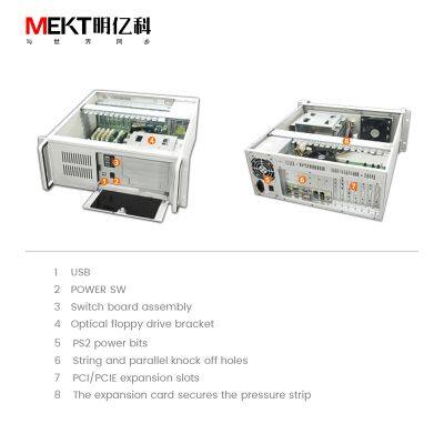 4U Industrial Control Chassis Embedded Industrial Control Host Low-power Windows Fanless Computer photo-3