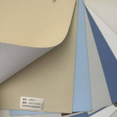 Polyester Popular White Foaming Roller Blinds Fabric-1604 photo-2
