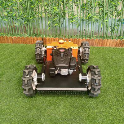 remote mower price, China remote control brush cutter price, tracked remote control lawn mower for sale