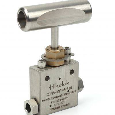 Ultrahigh Pressure 15000 Psi HiP Autoclave Butech Type 1/4'' 3/8'' OD Fnpt Needle Valve photo-5