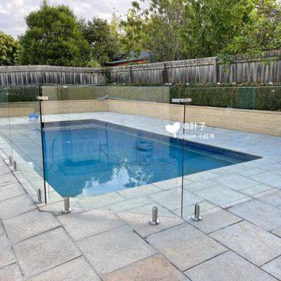 Safety Glass Pool Fences Tempered Glass  6mm 8mm 10mm 12mm for Pool Fence / Balustrade /Tempered Glass for Swimming Pool Fencing