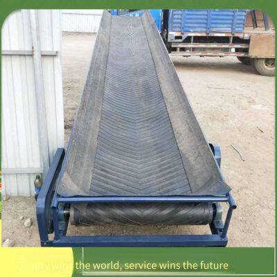 10-meter-long Liftable Conveyor Belt, Inclined Grain Loading and Unloading Conveyor, Square Tube Frame Belt Feeding Machine photo-2